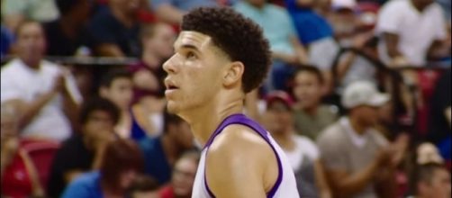 Lakers rookie Lonzo Ball just had five points in his preseason debut. (Image Credit: NBA/YouTube)
