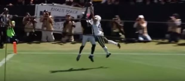 Michael Crabtree is an important offensive weapon for the Oakland Raiders. - Youtube screen capture / NFL Michael Crabtree is an important offensive weapon for the Oakland Raiders. - Youtube screen capture / NFL