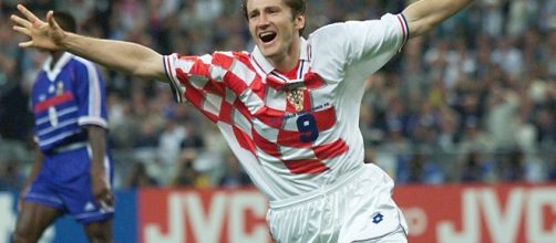 Davor Suker, a member of the Croatian 'Golden Generation' celebrates his goal in 1998. (Image Credit: SAINT-DENIS/Flickr)