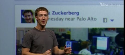 Facebook CEO Mark Zuckerberg on his key note [ Image - Carla Yashiro, Flickr]
