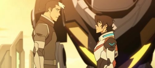 Shiro tells Keith that he should accept his new role. Credits to: Youtube/Voltron