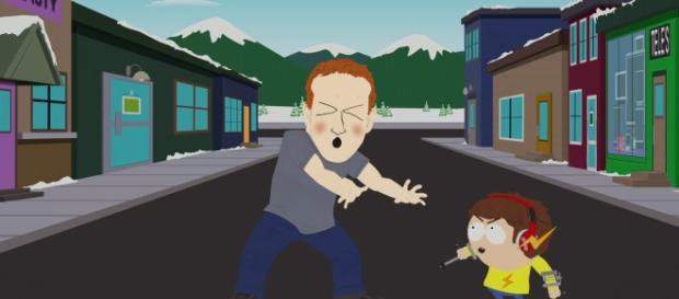 A Hulu screenshot from "South Park's" latest episode, "Franchise Prequel" A Hulu screenshot from "South Park's" latest episode, "Franchise Prequel"