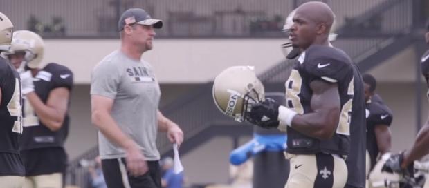 Adrian Peterson Raw Footage from Training Camp from YouTube/New Orleans Saints on NOLA.com Adrian Peterson Raw Footage from Training Camp from YouTube/New Orleans Saints on NOLA.com