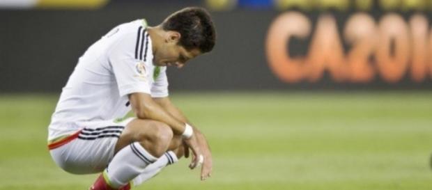 Javier 'Chicharito' Hernández en un encuentro con la Selección Mexicana Javier 'Chicharito' Hernández en un encuentro con la Selección Mexicana