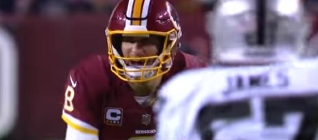 Kirk Cousins helped the Washington Redskins beat the Oakland Raiders. --- YouTube screen capture / NFL Kirk Cousins helped the Washington Redskins beat the Oakland Raiders. --- YouTube screen capture / NFL