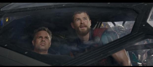 Mark Ruffalo and Chris Hemsworth star in 'Thor: Ragnarok' from director Taika Waititi. ~ Marvel Entertainment/YouTube Mark Ruffalo and Chris Hemsworth star in 'Thor: Ragnarok' from director Taika Waititi. ~ Marvel Entertainment/YouTube