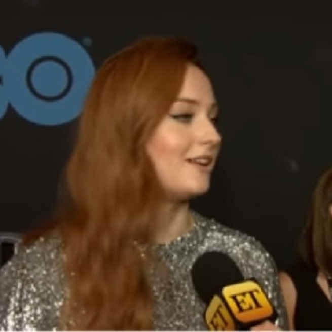 Confirmed: Sophie Turner and Joe Jonas are engaged. Image via: Entertainment Tonight/Youtube screenshot
