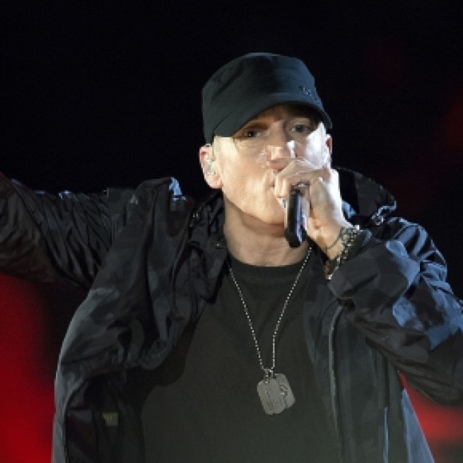 Eminem drops another anti-Trump freestyle rap. [Image via: DoD News Features/Wikimedia Commons]