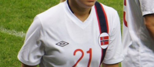 Ada Hegerberg, stella della Nazionale norvegese femminile - Foto wikimedia commons