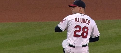 Cleveland will have ace Corey Kluber back on the mound to try to close out the Yankees in a big Game 5 for the ALDS. [Image via MLB/YouTube]