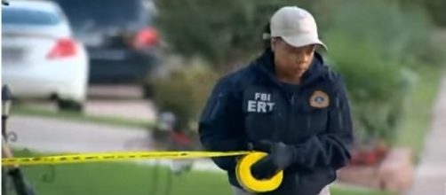 FBI search Sherin Mathews’ family home in Richardson, TX. (Image from WFAA/YouTube)