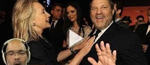 Hillary Clinton and Harvey Weinstein [Image Source: CommonSense Avenger/YouTube]