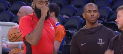 Houston Rockets vs New York Knicks -Preseason game [Image Credit: AllStar Channel/YouTube screencap]