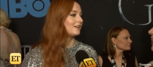 Confirmed: Sophie Turner and Joe Jonas are engaged. Image via: Entertainment Tonight/Youtube screenshot Confirmed: Sophie Turner and Joe Jonas are engaged. Image via: Entertainment Tonight/Youtube screenshot