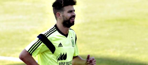 Gerard Piqué en un entrenamiento con la Selección. - rtve.es Gerard Piqué en un entrenamiento con la Selección. - rtve.es