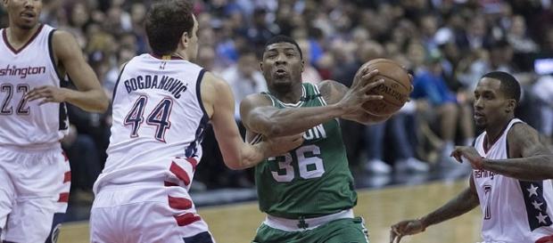 Marcus Smart against the Washington Wizards (Image Credit: Keith Allison/Flickr) Marcus Smart against the Washington Wizards (Image Credit: Keith Allison/Flickr)