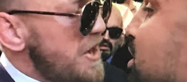 McGregor and Malignaggi confrontation - YouTube/fighthub channel McGregor and Malignaggi confrontation - YouTube/fighthub channel