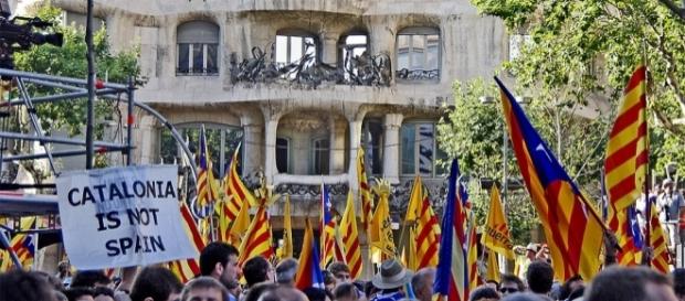 The legitimacy of the referendum has been called into question. Photo By SBA73 (Flickr: Catalonia is not Spain) [CC BY-SA 2.0 Wikimedia Commons The legitimacy of the referendum has been called into question. Photo By SBA73 (Flickr: Catalonia is not Spain) [CC BY-SA 2.0 Wikimedia Commons
