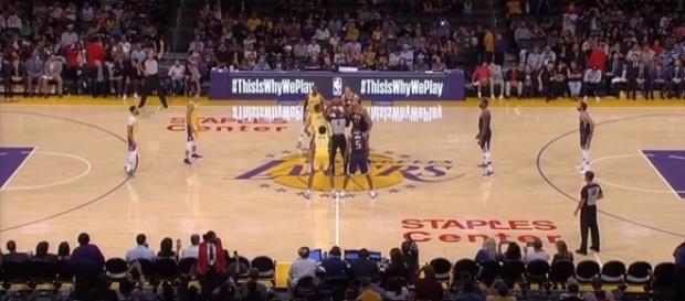 The Los Angeles Lakers lost to the Utah Jazz Tuesday, 105-99 -- Ximo Pierto via YouTube The Los Angeles Lakers lost to the Utah Jazz Tuesday, 105-99 -- Ximo Pierto via YouTube