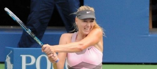 For a spot in the semifinals, Maria Sharapova will play qualifier Stefanie Voegele -- Christian Mesiano via WikiCommons