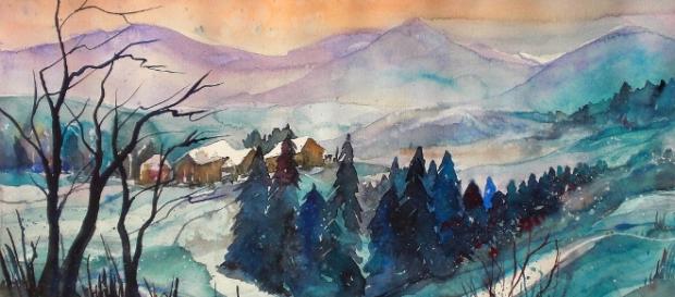Ein Aquarellum atramento. - kunstnet.de Ein Aquarellum atramento. - kunstnet.de