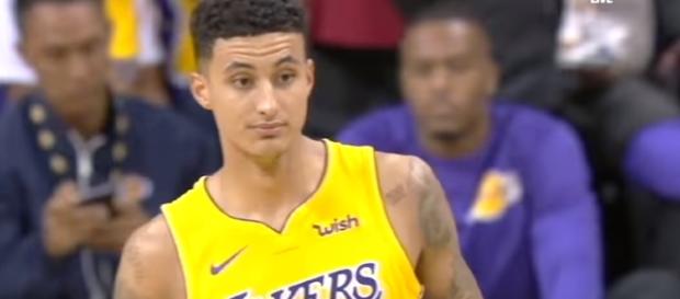 Kyle Kuzma possibly starting this season – image – Dawkins/Youtube Kyle Kuzma possibly starting this season – image – Dawkins/Youtube