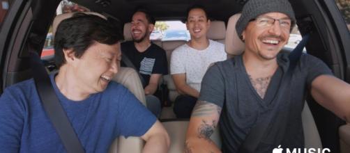 Chester Bennington's Carpool Karaoke video released. (Image Credit - MUSIC/YouTube Screenshot)