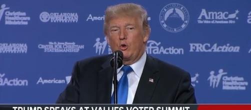 Donald Trump and the Values Voter Summit, via YouTube