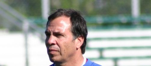 Former US soccer national team coach Bruce Arena during a past practice session with the team.[image credit; Jarret Campbell/wikimedia]