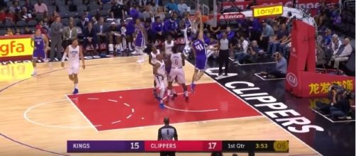 LA Clippers won against Sacramento Kings in the NBA preseason. (Image Credit: Sacramento Kings/YouTube)