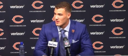 The Browns targeted Mitchell Trubisky at no.1 – image – Bears channel /Youtube