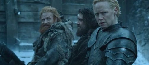 Tormund may survive the Night King attack on the Wall and complete a love triangle with Brienne and Jamie. [Image Credit: HBO/YouTube]