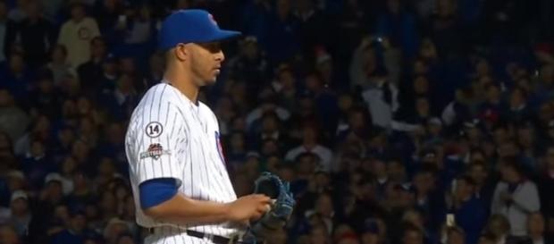 Hector Ronon pitching in 2015 Postseason - image - MLB / Youtube Hector Ronon pitching in 2015 Postseason - image - MLB / Youtube
