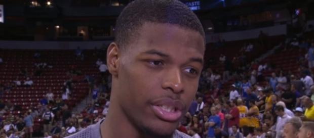 Mavericks rookie Dennis Smith Jr. sprained his ankle versus the Hawks -- (Image Credit: ESPN/YouTube) Mavericks rookie Dennis Smith Jr. sprained his ankle versus the Hawks -- (Image Credit: ESPN/YouTube)