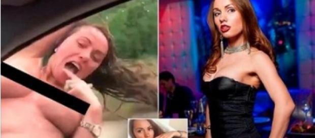 Mulher fica nua com cabeça para fora do carro e vídeo mostra ela tendo cabeça esmagada Mulher fica nua com cabeça para fora do carro e vídeo mostra ela tendo cabeça esmagada