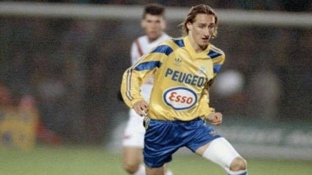 Olivier Baudry sous le maillot du FCSM.