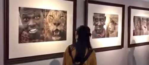 A museum in China has removed an exhibit after complaints about racially-offensive photos [Image credit: Shanghaiist/YouTube]