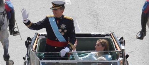 Felipe VI y Doña Letizia en el día de la proclamación.