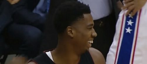 Hassan Whiteside did not back down from Joel Embiid in their preseason encounter -- Ximo USA via YouTube