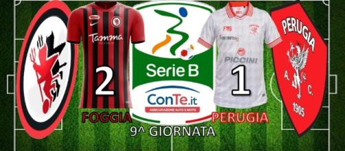 Il Foggia ha battuto 2-1 il Perugia nella 9^ giornata del campionato di Serie B 2017/18