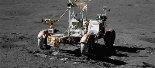 The Apollo 17 lunar rover [image courtesy of NASA]