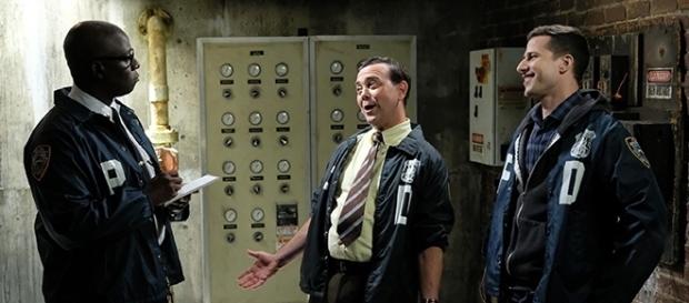 Jake proves his crime-solving skills in this week's episode of "Brooklyn Nine-Nine." (Image Credit: SpoilerTV/FOX) Jake proves his crime-solving skills in this week's episode of "Brooklyn Nine-Nine." (Image Credit: SpoilerTV/FOX)