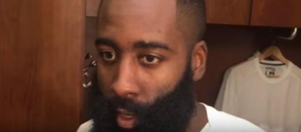 James Harden interview after the Spurs game (Image Credit: gianluca180370/YouTube) James Harden interview after the Spurs game (Image Credit: gianluca180370/YouTube)