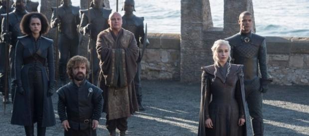 The cast of 'Game of Thrones' will not get scripts for season 8. ~ GameOfThrones/Facebook The cast of 'Game of Thrones' will not get scripts for season 8. ~ GameOfThrones/Facebook