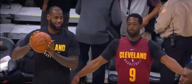 The Cavaliers won their first preseason game with LeBron James on the sideline -- Ximo Pierto via YouTube The Cavaliers won their first preseason game with LeBron James on the sideline -- Ximo Pierto via YouTube