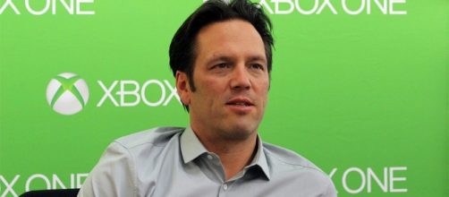 Phil Spencer talks about the Xbox One X console. (Image Credit - BagoGames/Flickr)