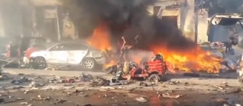 Police: Truck bomb kills 20 in Somalia's capital [Image via YouTube/Associated Press]