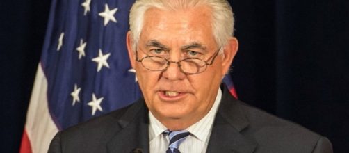 Rex Tillerson says diplomacy with North Korea will continue "until the first bomb drops" [Image via Wochit Politics/YouTube]