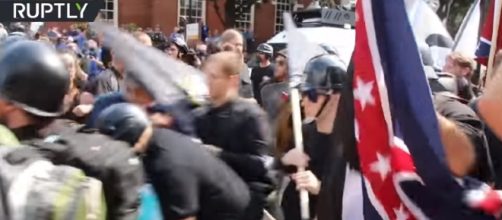 Violence in Virginia: Protesters clash in Charlottesville rally Image - RT YouTube