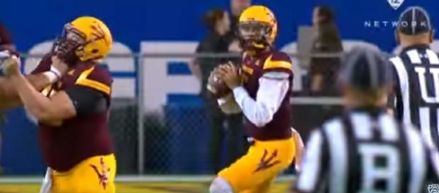 Arizona State quarterback Manny Wilkins. -- YouTube screen capture / Pac-12 Network Arizona State quarterback Manny Wilkins. -- YouTube screen capture / Pac-12 Network